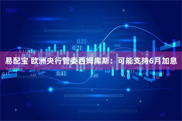 易配宝 欧洲央行管委西姆库斯：可能支持6月加息