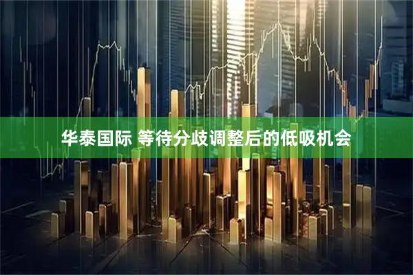 华泰国际 等待分歧调整后的低吸机会